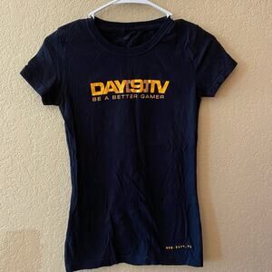 NWOT: Black Day9TV Womens Short Sleeve T-Shirt - Size: Small